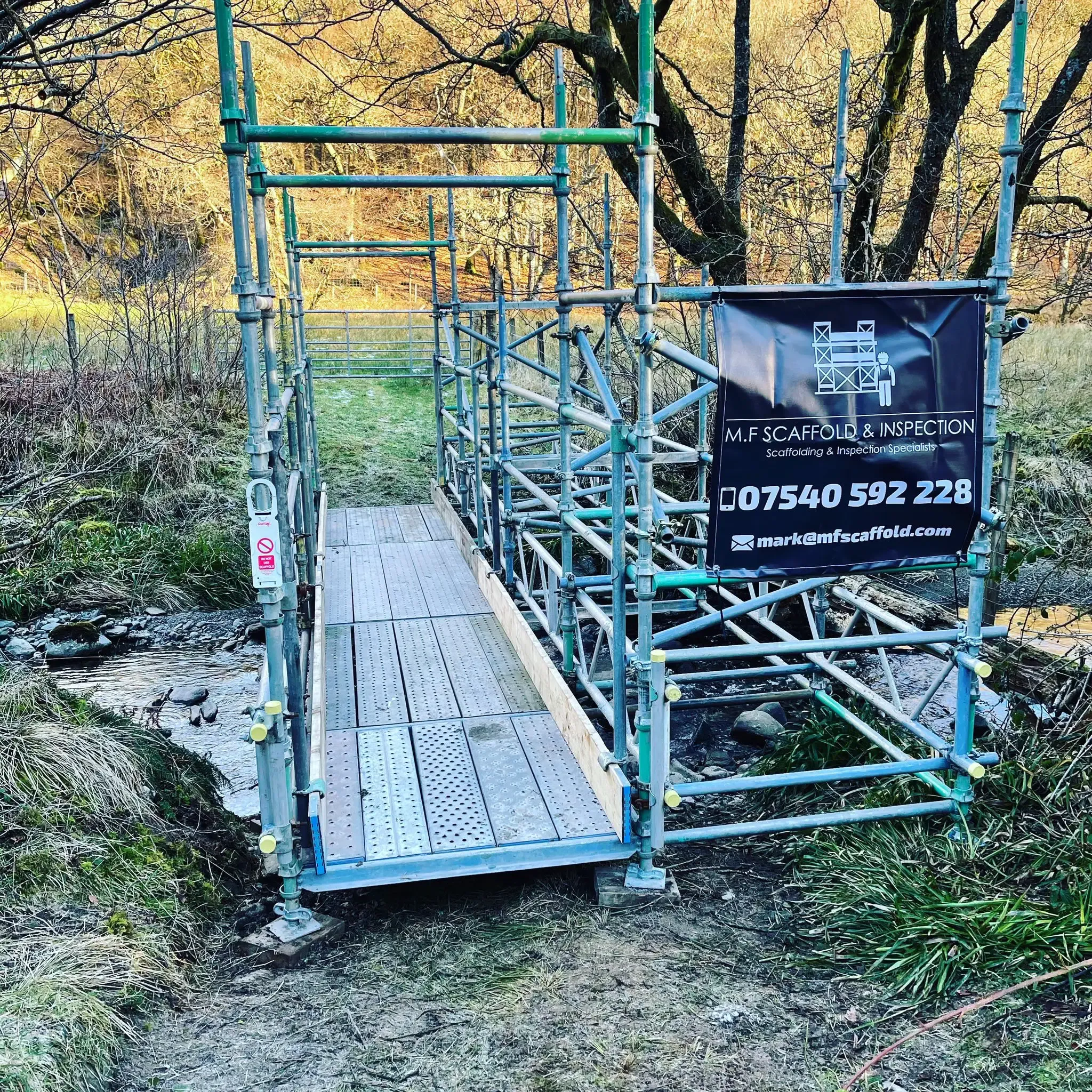 Specialist Scaffolding Design by M.F Scaffold in Scotland